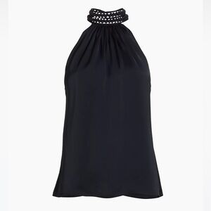 Ramy Brook Everleigh Braided Halter Top size Large NWT